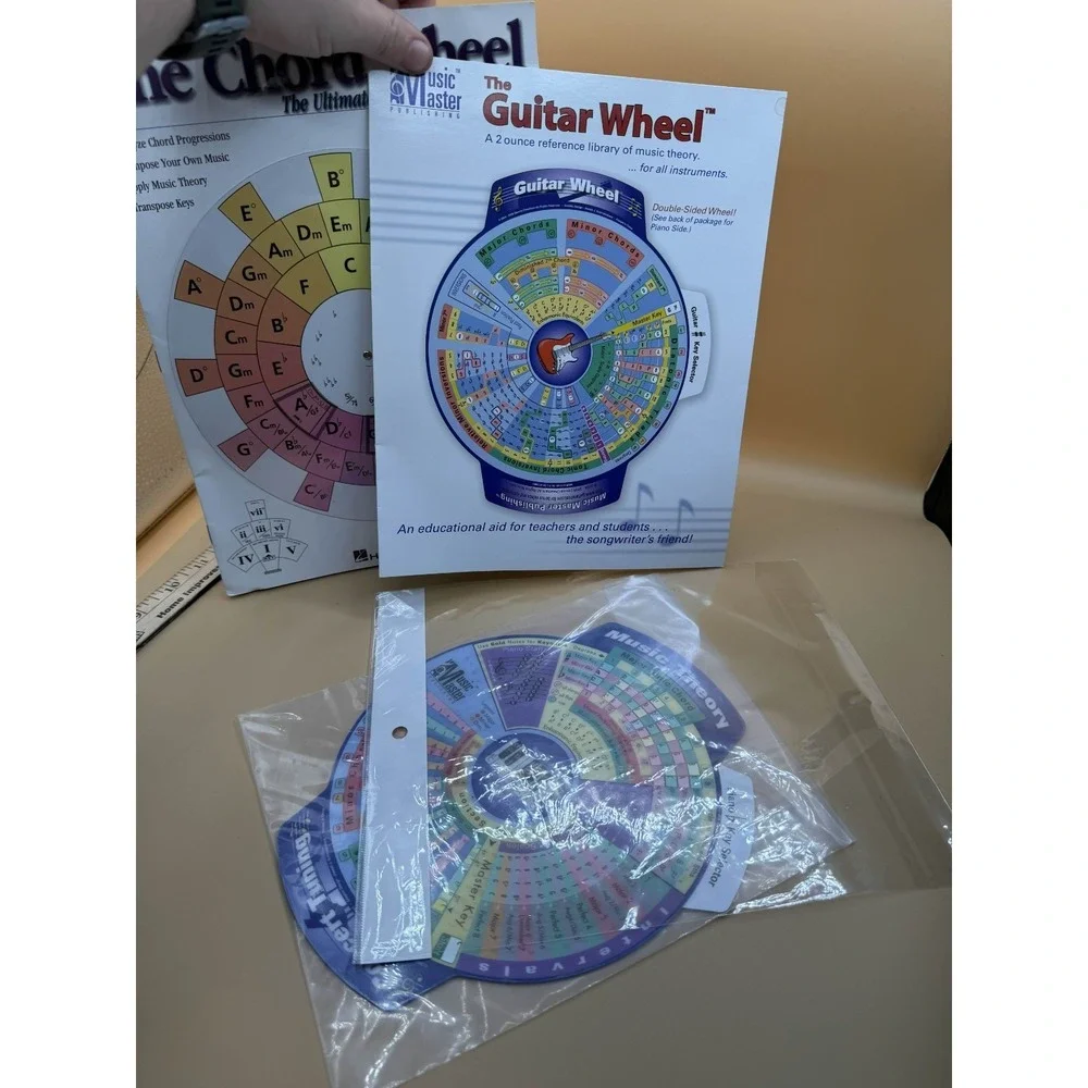 The Chord Wheel & The Guitar Wheel‎ Music Theory Instruction Set